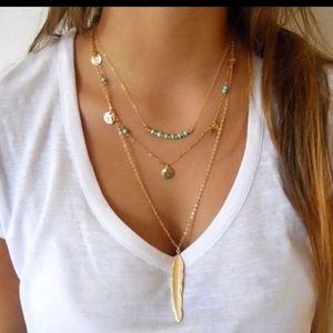 🪶Feather Necklace 🪶😍